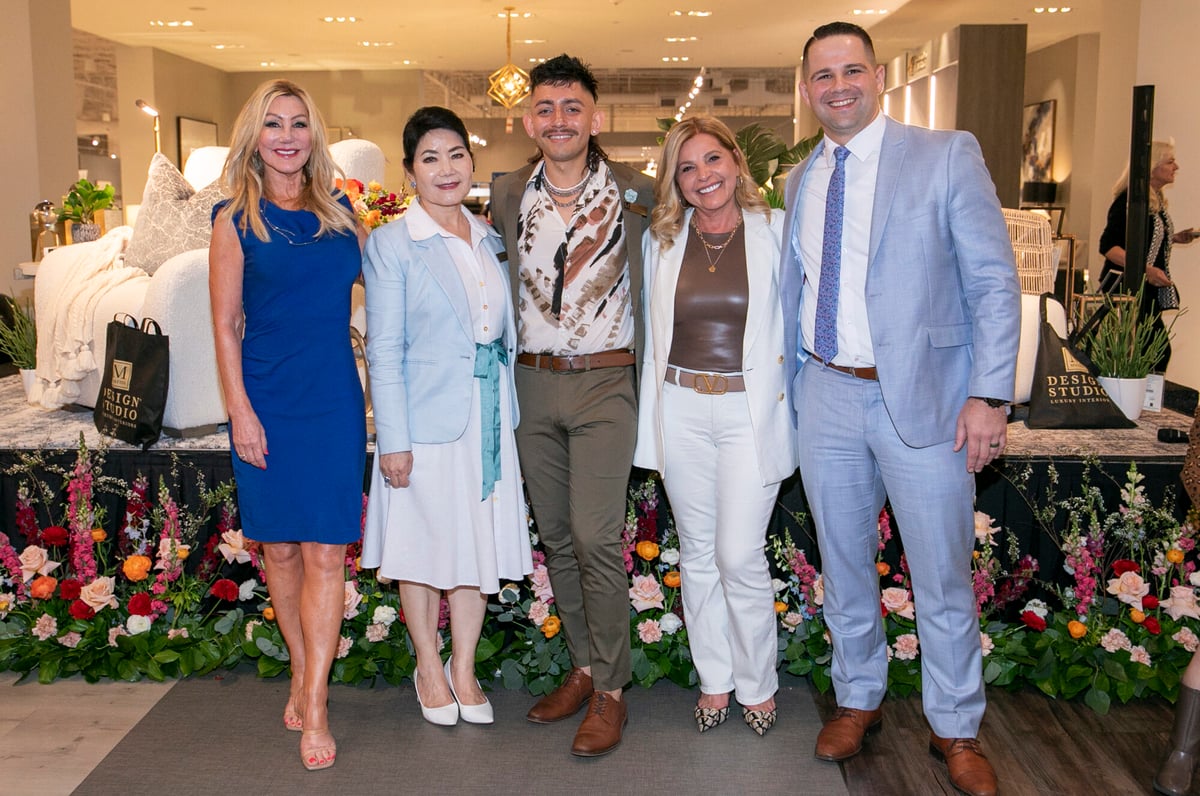 Luxe Interiors + Design, Mathis Design Studio and Bernhardt collaborated to bring home furnishings design trends to life at the Mathis Design Studio’s Irvine showroom.