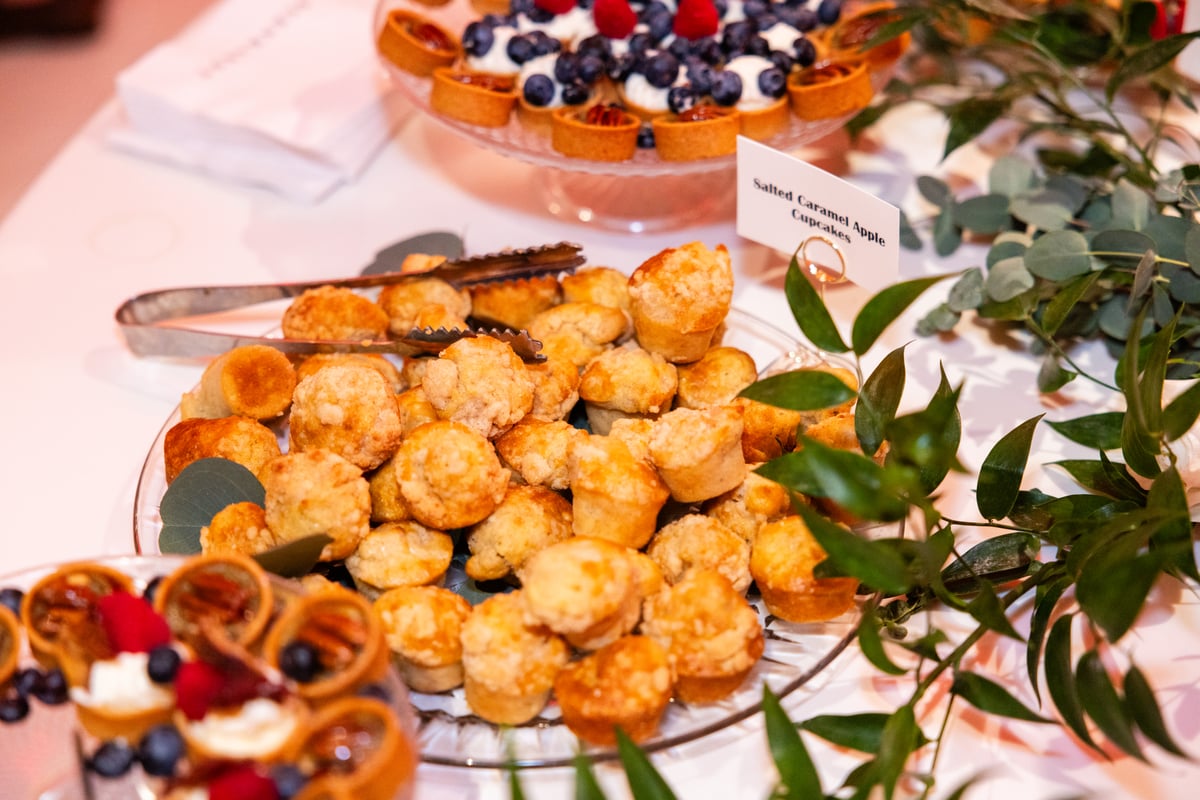 Bernhardt showroom food.
