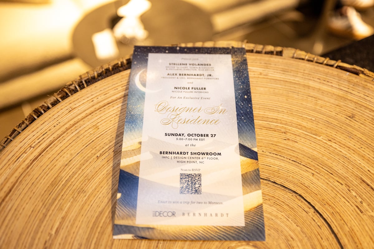 Bernhardt and Elle Decor Host Designer in Residence Event